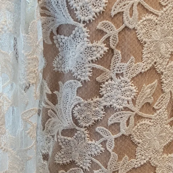 Alexis - White Lace Mini Dress - Picture 5 of 8